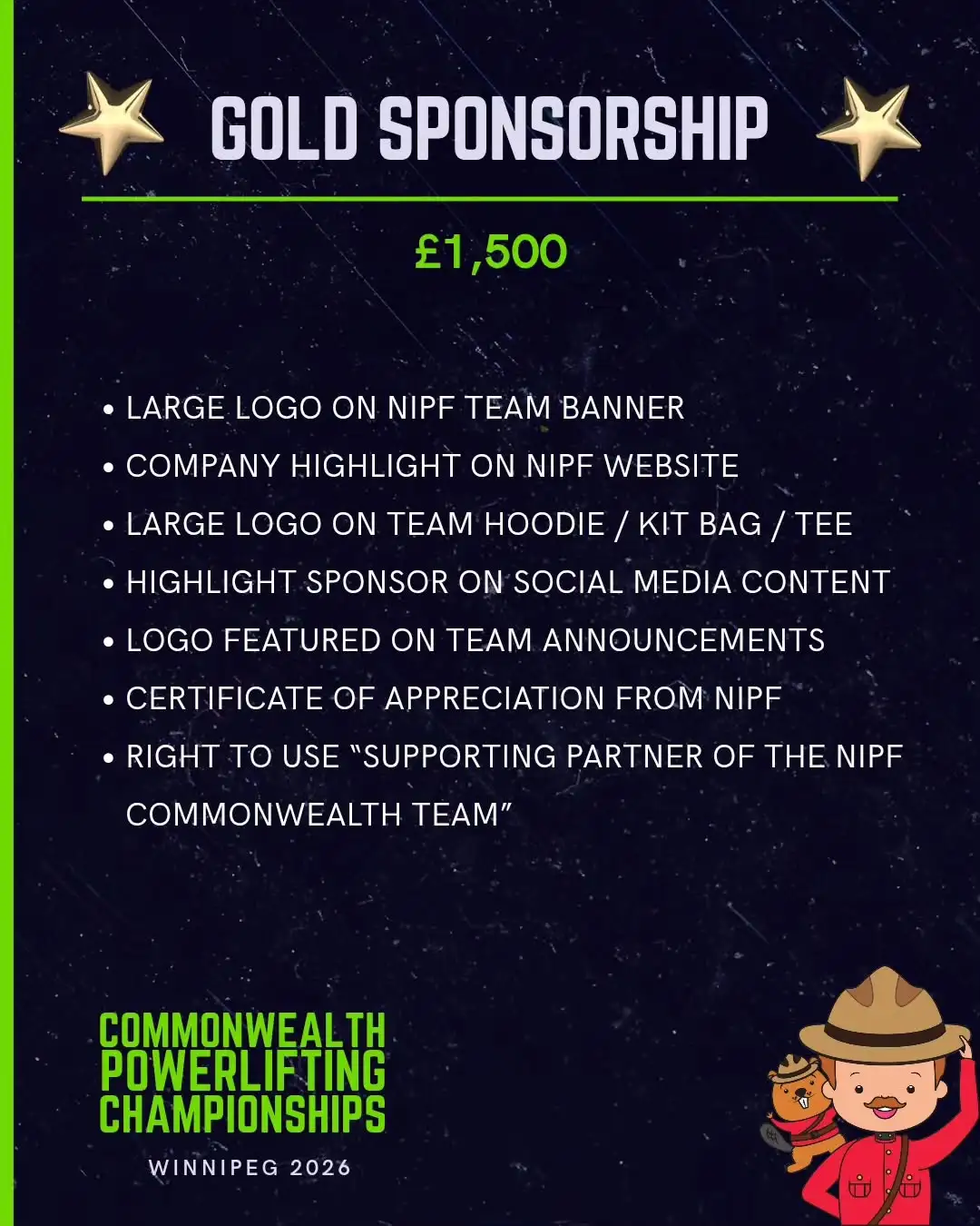 Official NIPF sponsorship offer 2